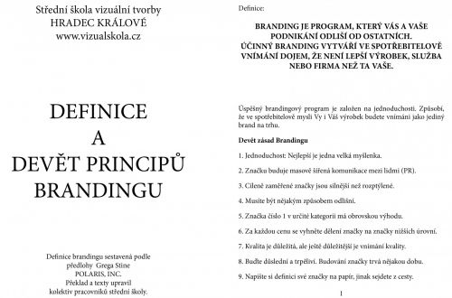 Definice a devět principů brandingu