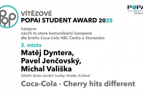 POPAI Student Award a Hvězda 3D reklamy 2025